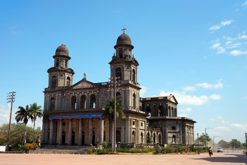 Antigua catedral de Managua, enero de 2016