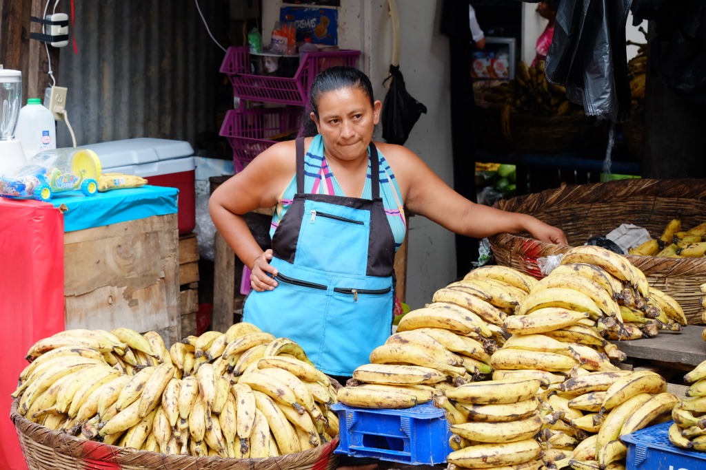 Mercado central de San Salvador, agosto de 2016