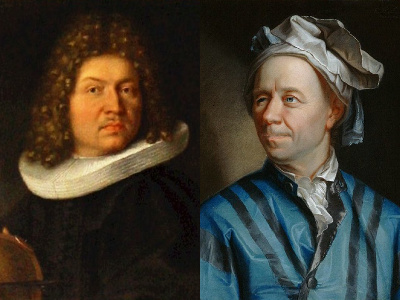 Jacob Bernoulli y Leonhard Euler
